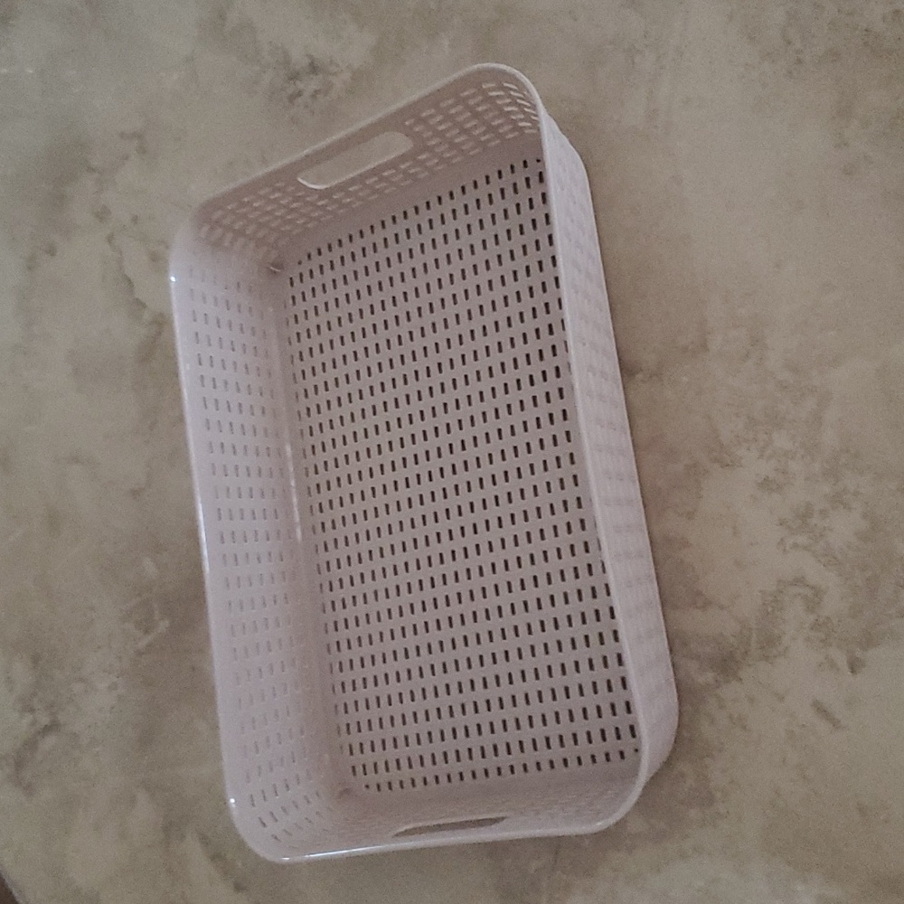 **SALE**Nude Plastic Bin